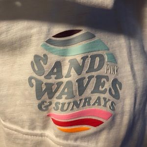 NWOT cropped Pink sweatshirt